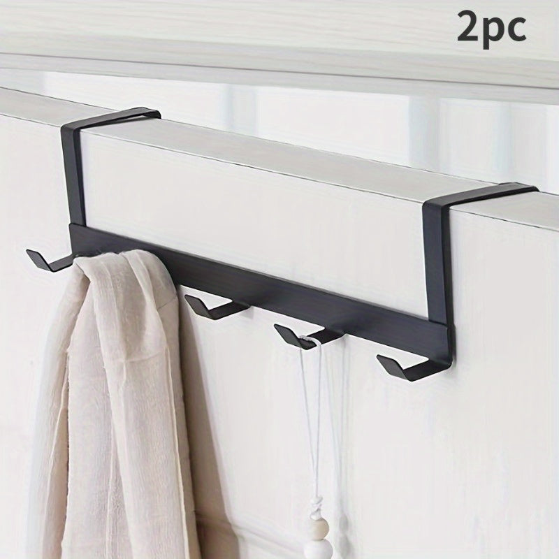 Organizador de estantería de almacenamiento de metal para puerta de uso pesado para cocina, baño y hogar