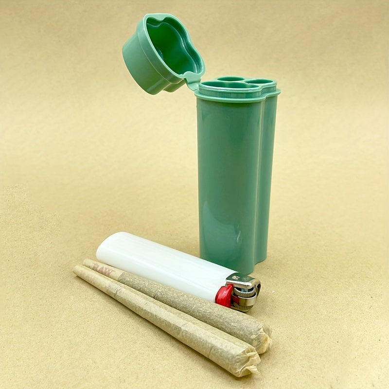 Portable Plastic Cones Storage Case with Flip-Top Lighter Box