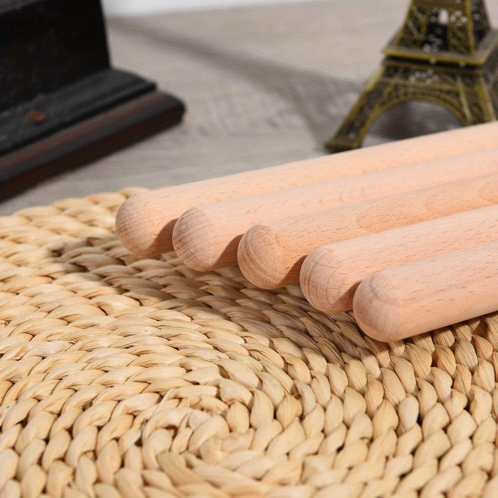 12/10/8 ta yog‘och ritm tayoqchalari, 20.32 sm, sinf uchun perkussiya asboblari, ommaviy paket