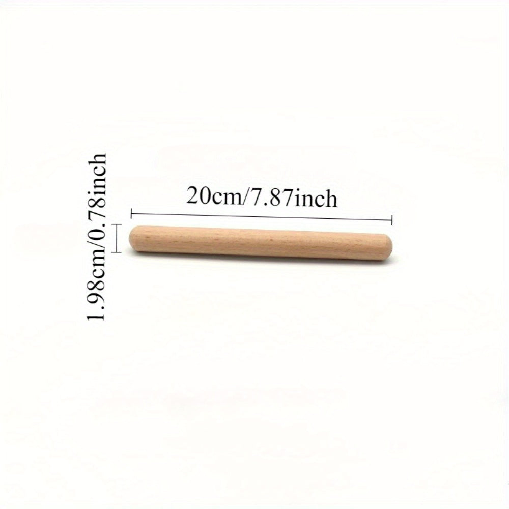 12/10/8 ta yog‘och ritm tayoqchalari, 20.32 sm, sinf uchun perkussiya asboblari, ommaviy paket