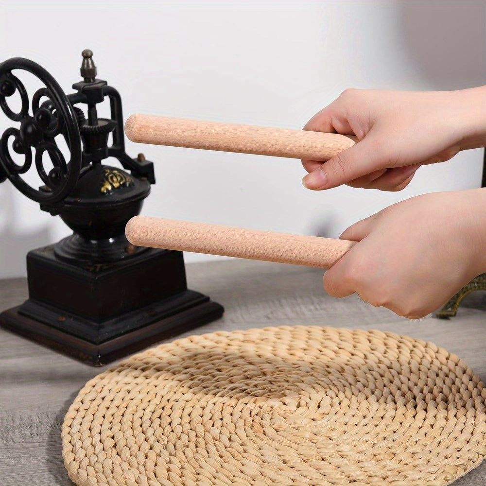 12/10/8 ta yog‘och ritm tayoqchalari, 20.32 sm, sinf uchun perkussiya asboblari, ommaviy paket