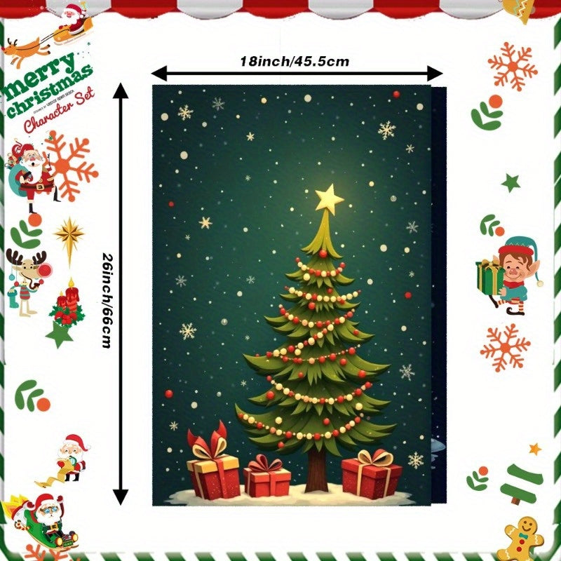 Ikki dona Qishki Bayram Raqslar Oshxona Bezaklari, o'lchami 18 dan 66.04 sm gacha, kodi XDYTI.