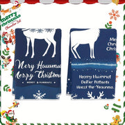 Set of 2 Soft Christmas Kitchen Towels 18x66 cm Holiday Dish Towels