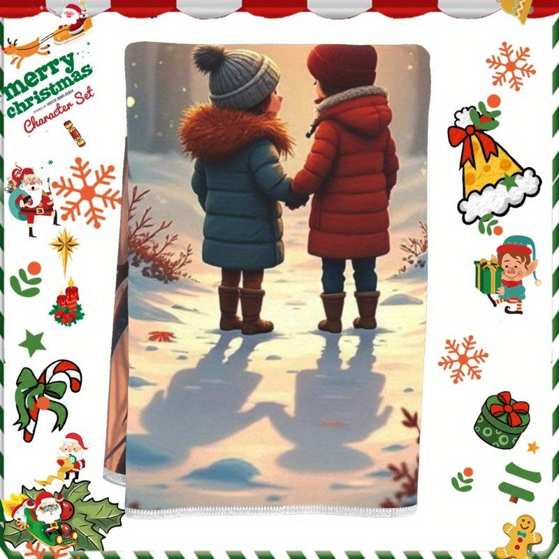 Christmas Kitchen Decorations 18x66cm Holiday Wall Banner for Festive Decor