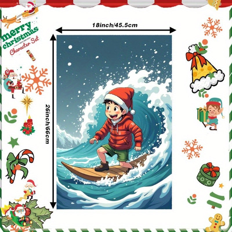 Christmas Towels 18x66cm Giftable Holiday Kitchen Decor 1 Piece