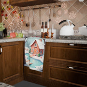 Christmas Towels Gifts 18x66cm, Holiday Decor, Soft Cotton, Pack of 1