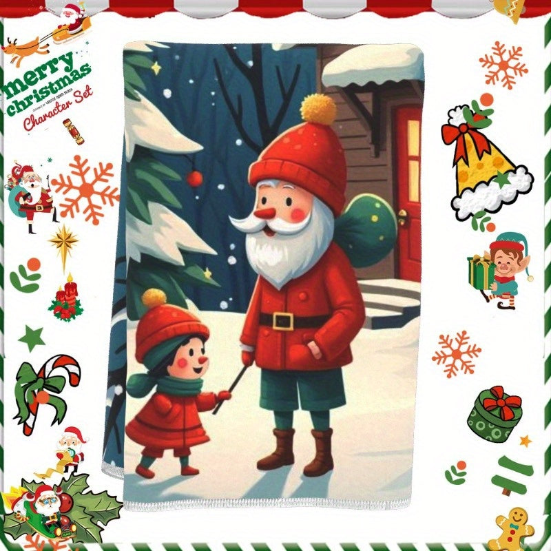 Christmas Towel 18x66cm Holiday Kitchen Decor Great Gift Idea