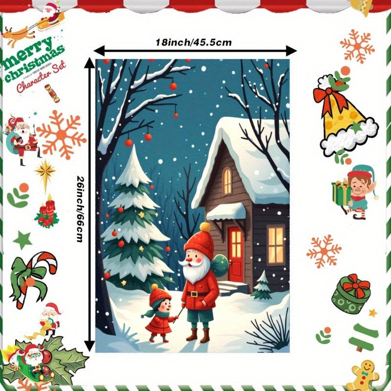 Christmas Towel 18x66cm Holiday Kitchen Decor Great Gift Idea