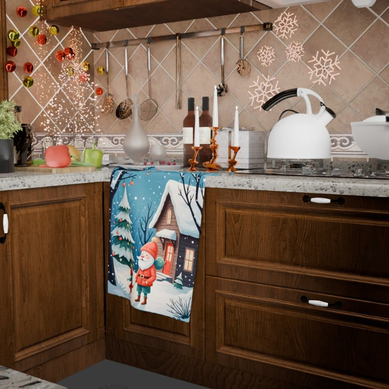 Christmas Towel 18x66cm Holiday Kitchen Decor Great Gift Idea