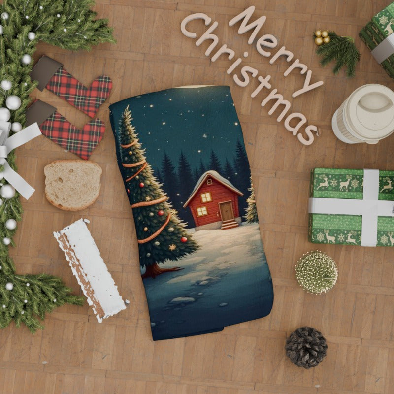 Christmas Towels Gift Set 18x66cm Holiday Decor Kitchen Towel