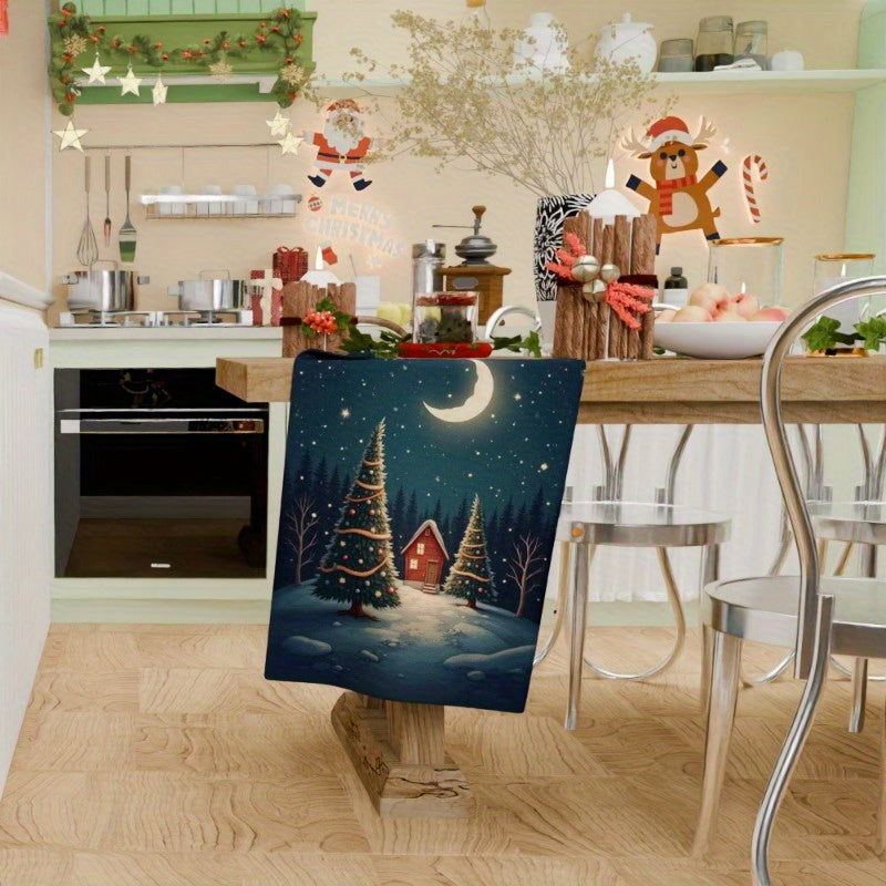 Christmas Towels Gift Set 18x66cm Holiday Decor Kitchen Towel