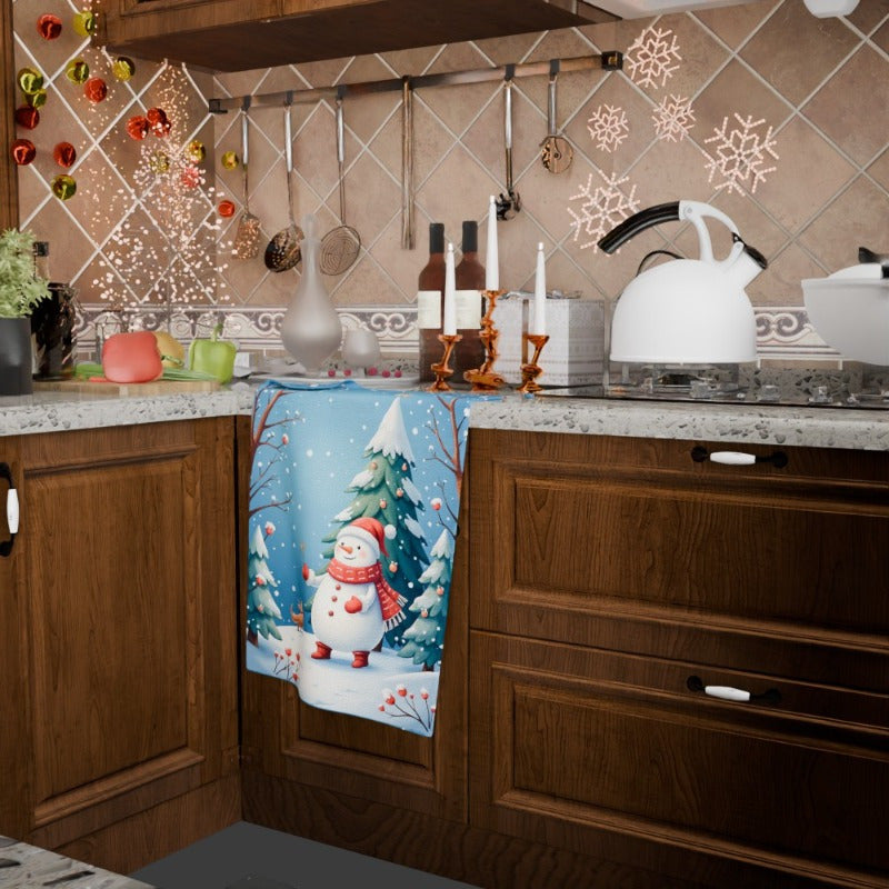 Christmas Towels 18x66cm Giftable Holiday Kitchen Decor
