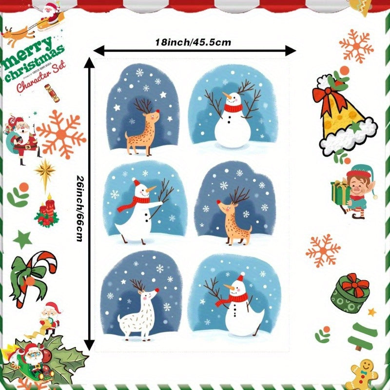 Christmas Towels Gift Set 18x66cm Soft Absorbent Holiday Towels
