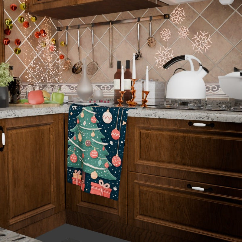 Christmas Towels 18x66cm Giftable Holiday Kitchen Decor