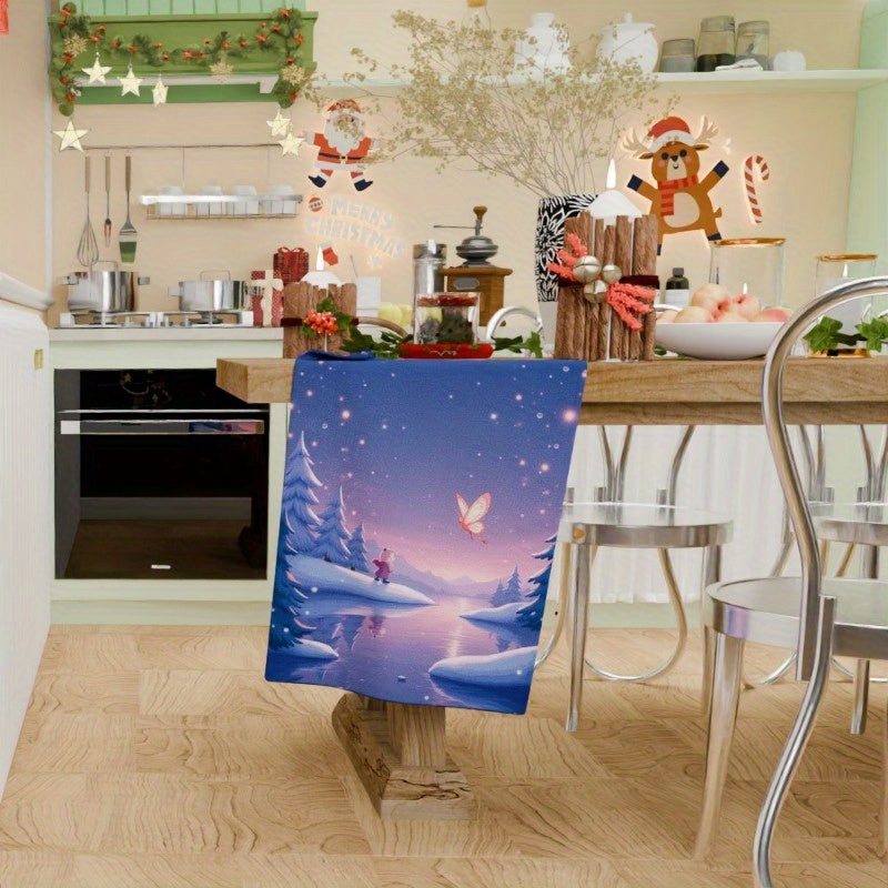 Christmas Towels 18x66cm Giftable Holiday Kitchen Decor