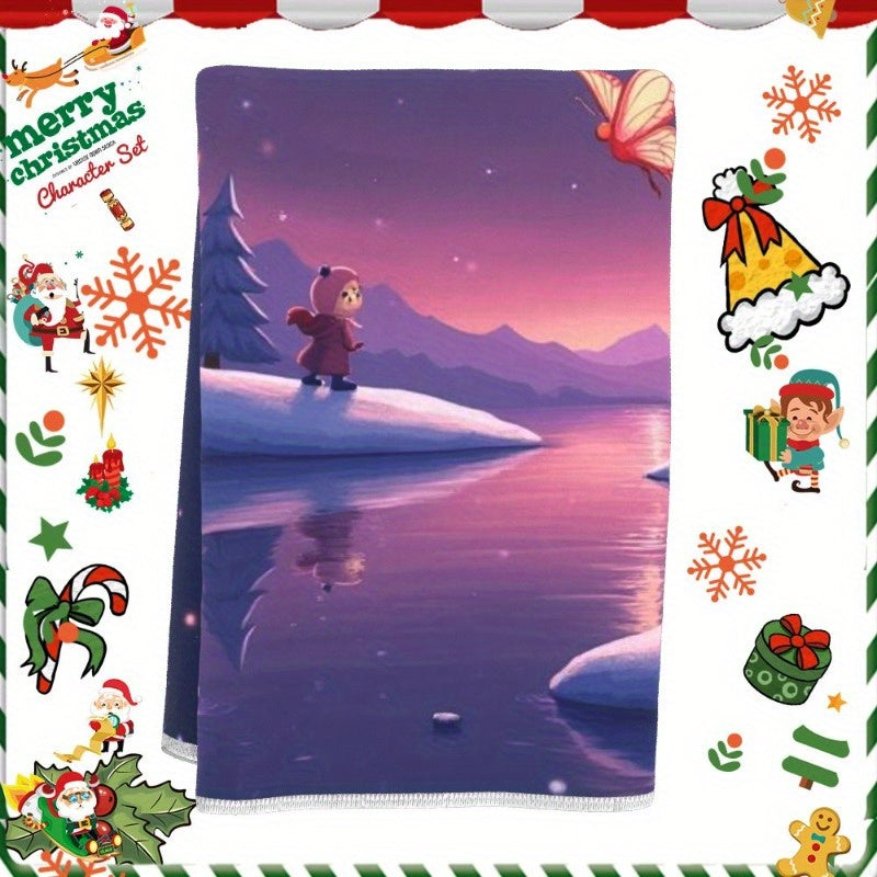 Christmas Towels 18x66cm Giftable Holiday Kitchen Decor