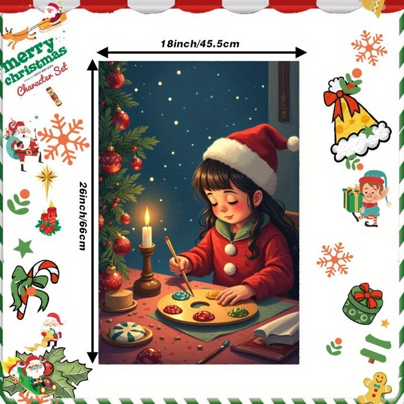 Christmas Towel 18x66.04 cm Holiday Decor Soft Absorbent Gift