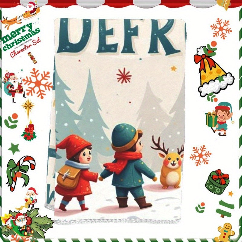 Christmas Towel 18x66cm Giftable Holiday Decor Cotton