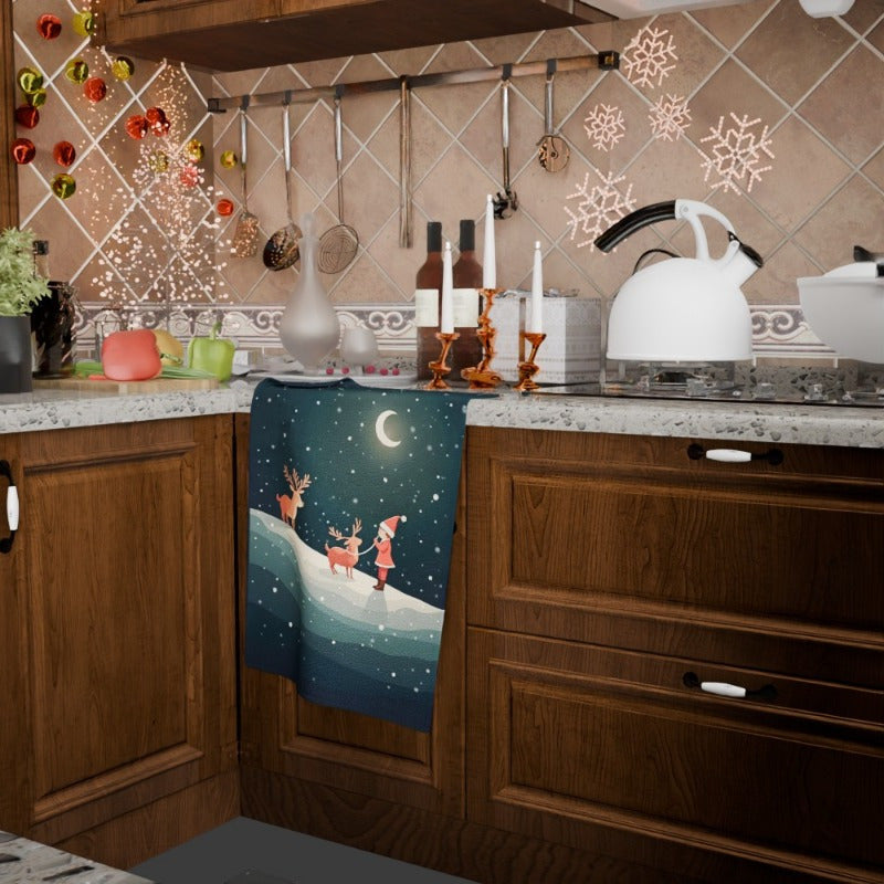 Christmas Towels 18x66cm Giftable Holiday Kitchen Decor