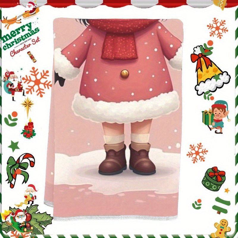 Christmas Towels 18x66cm Giftable Holiday Kitchen Decor