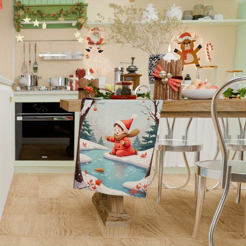 Christmas Towels 18x66cm Giftable Holiday Decor