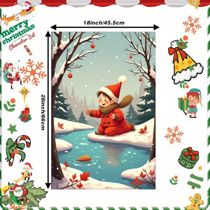 Christmas Towels 18x66cm Giftable Holiday Decor