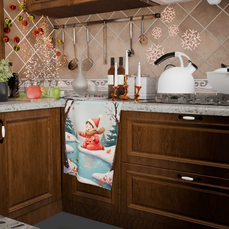 Christmas Towels 18x66cm Giftable Holiday Decor