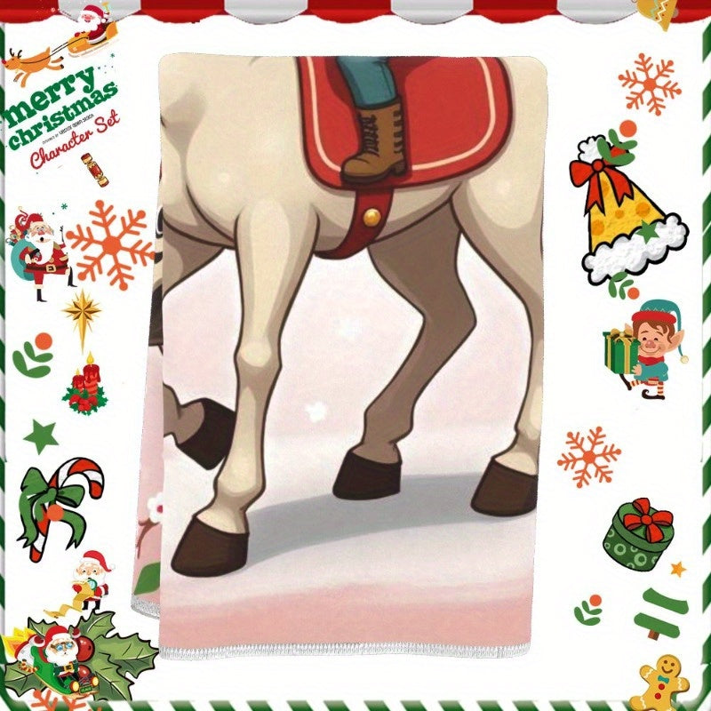 Christmas Towels 18x66cm Giftable Soft Fabric Holiday Decor