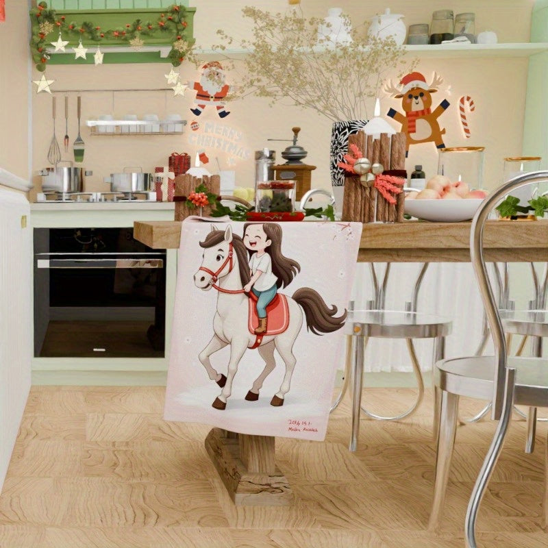 Christmas Towels 18x66cm Giftable Soft Fabric Holiday Decor