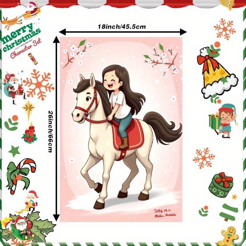 Christmas Towels 18x66cm Giftable Soft Fabric Holiday Decor