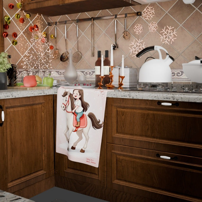 Christmas Towels 18x66cm Giftable Soft Fabric Holiday Decor