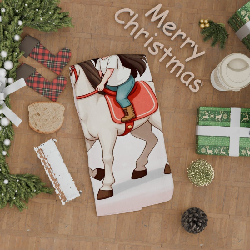 Christmas Towels 18x66cm Giftable Soft Fabric Holiday Decor