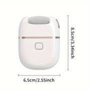 Electric Foot File with 3 Roller Heads Rechargeable Callus Remover and Foot Polisher