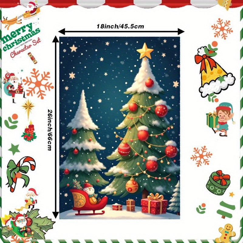 Christmas Towels 18x66cm Gift Set Holiday Decor Kitchen Linens