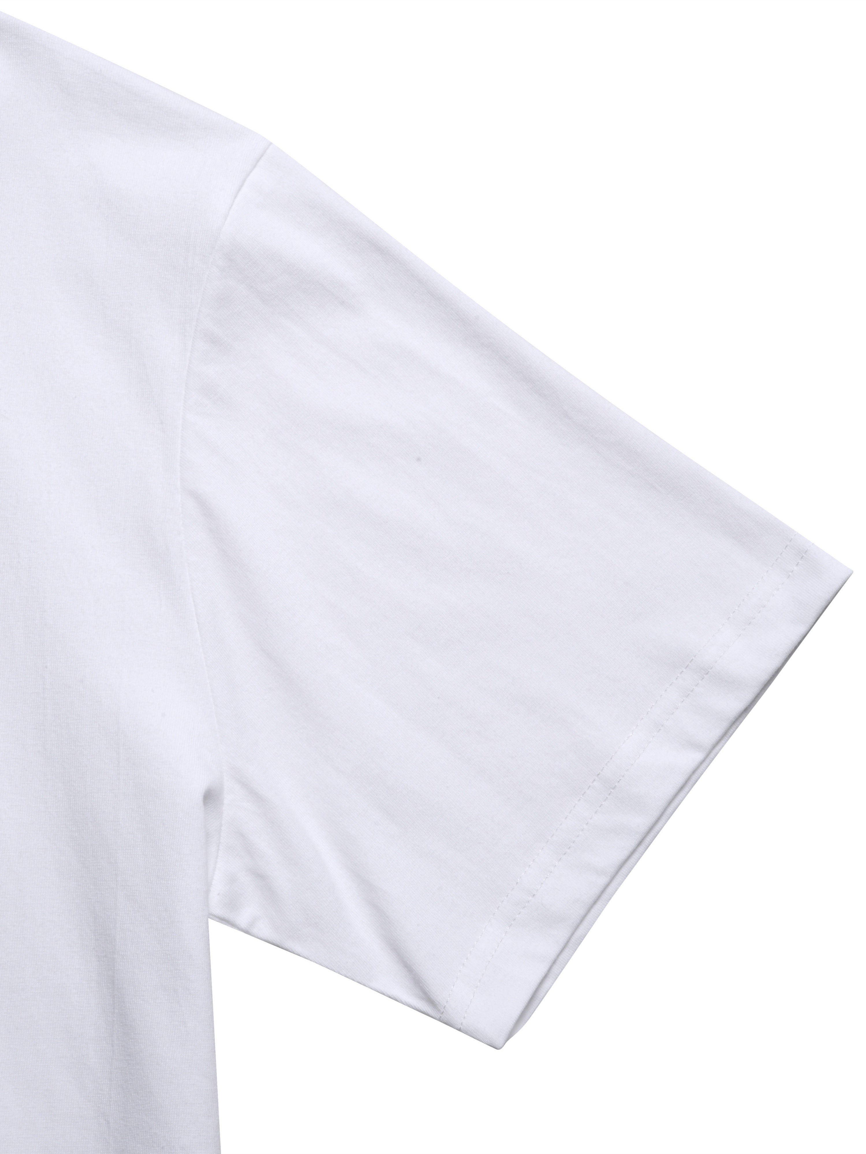 Camiseta de algodón para hombre con estampado de París y patrón geométrico, cuello redondo, manga corta, casual, para todas las estaciones, adolescente, corte regular