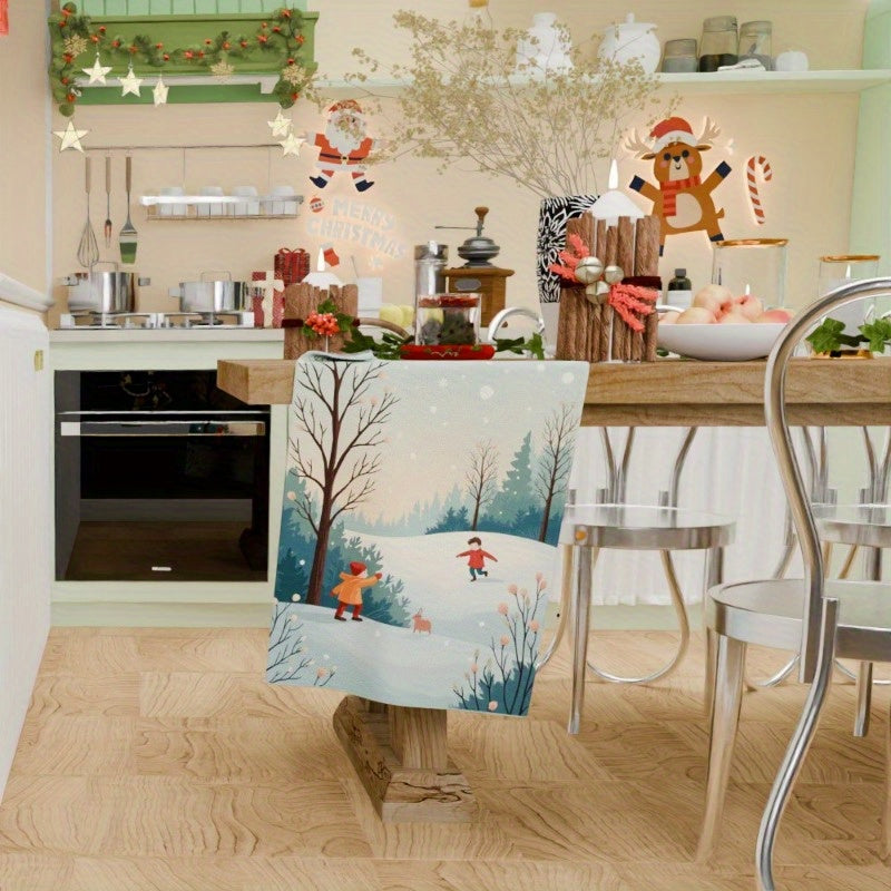 Christmas Towels 18x66 Inches Holiday Kitchen Decor Gift Set