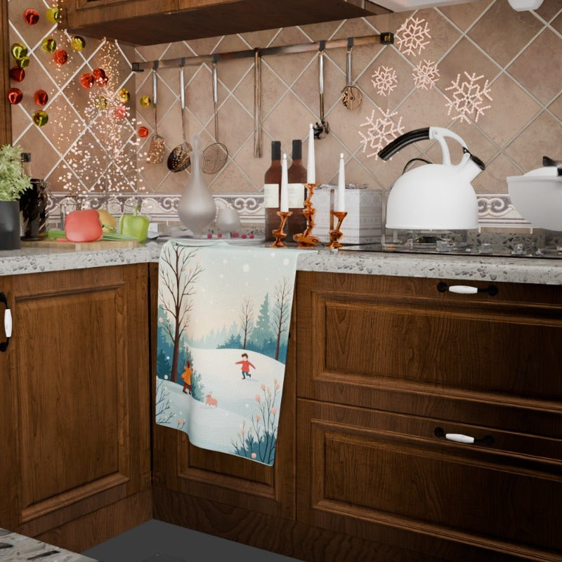 Christmas Towels 18x66 Inches Holiday Kitchen Decor Gift Set