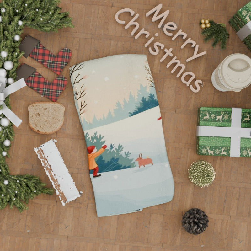 Christmas Towels 18x66 Inches Holiday Kitchen Decor Gift Set