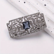 Vintage emal brosh, porloq zirkoni inlay bilan, kiyim uchun qiziqarli multfilm dizayni pin, Muqaddas Patrik kuni uchun mukammal