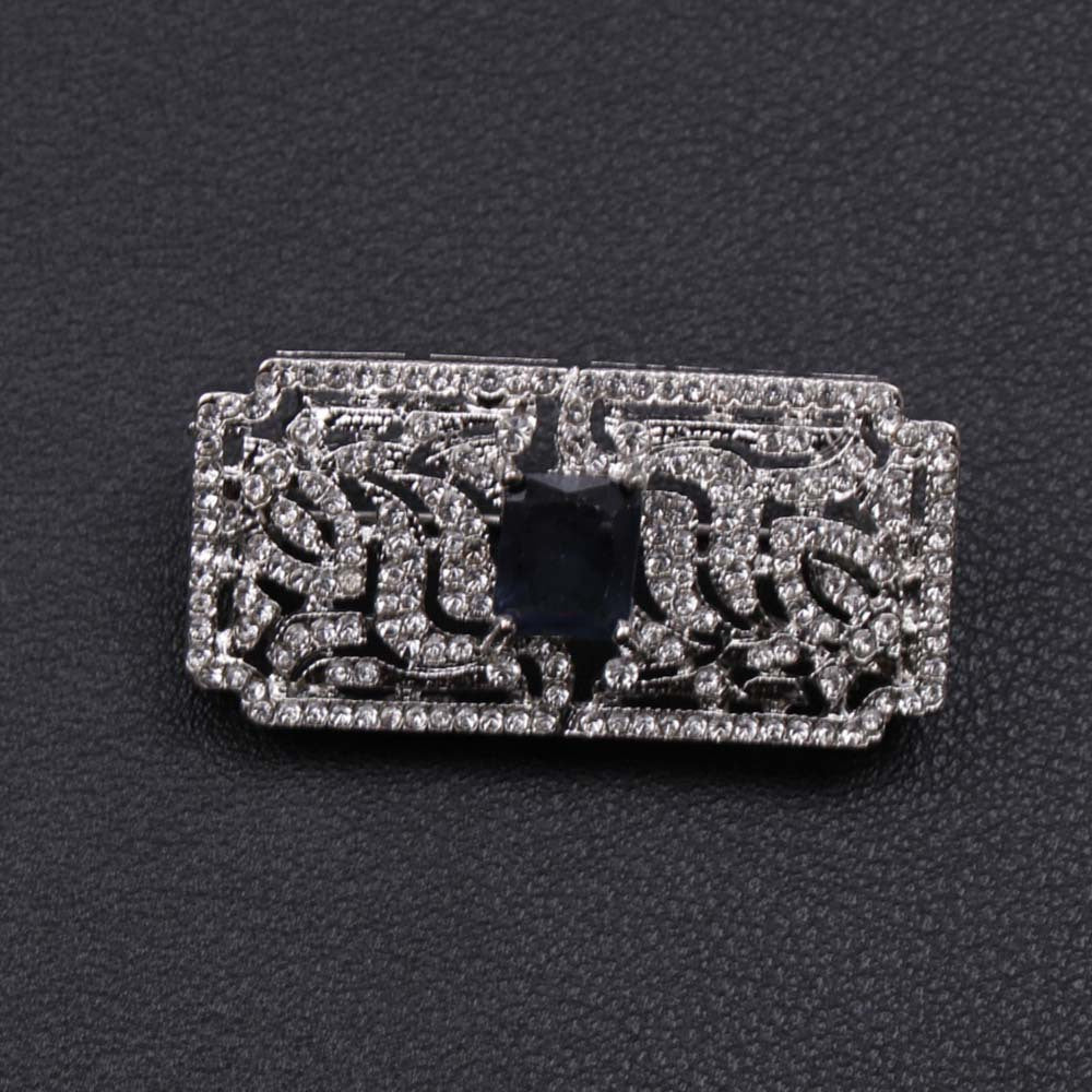 Vintage Enamel Brooch with Zirconia Inlay Cartoon Design Pin for Clothing