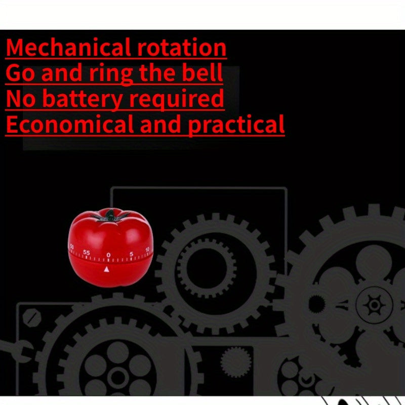 Tomato Kitchen Timer Audible Countdown Cooking Tool Food Grade Plastic