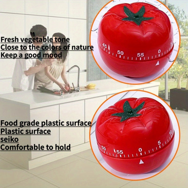 Tomato Kitchen Timer Audible Countdown Cooking Tool Food Grade Plastic