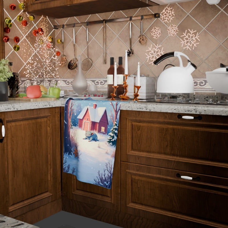 Christmas Towels 18x66cm Giftable Holiday Kitchen Decor