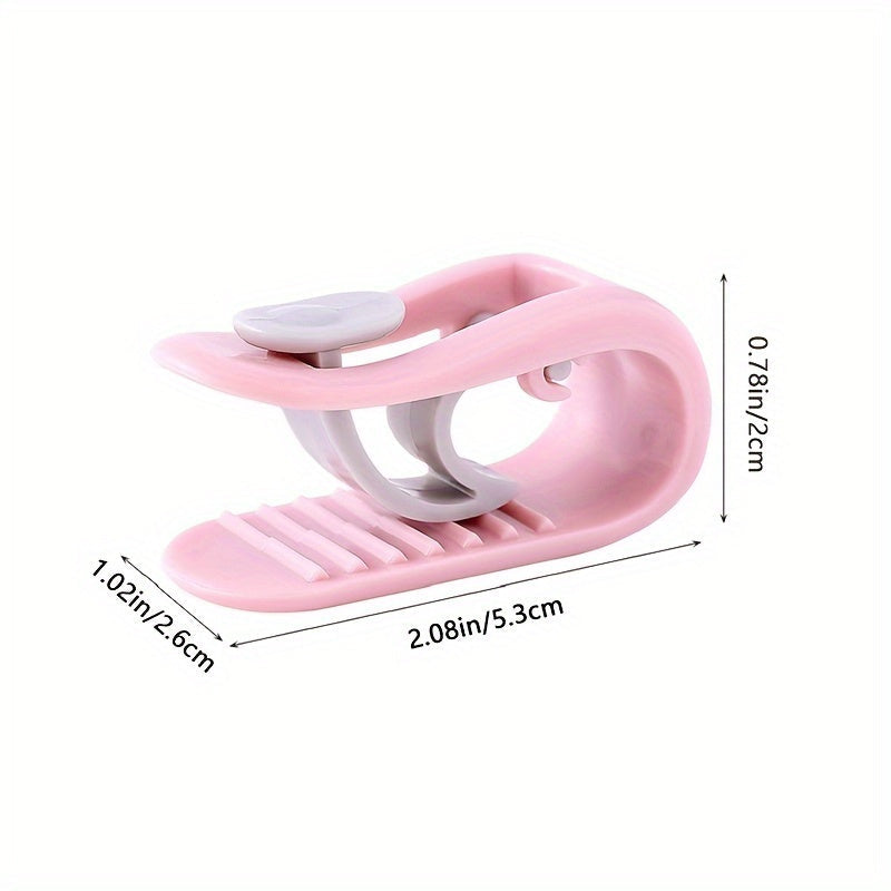 4 ta oson o'rnatiladigan anti-slip yostiq kliplari to'plami - ko'rpa, pardalar va boshqalarni xavfsiz saqlang - bu tasodifiy rangdagi kliplar bilan sirpanish va siljishdan xayrli bo'ling