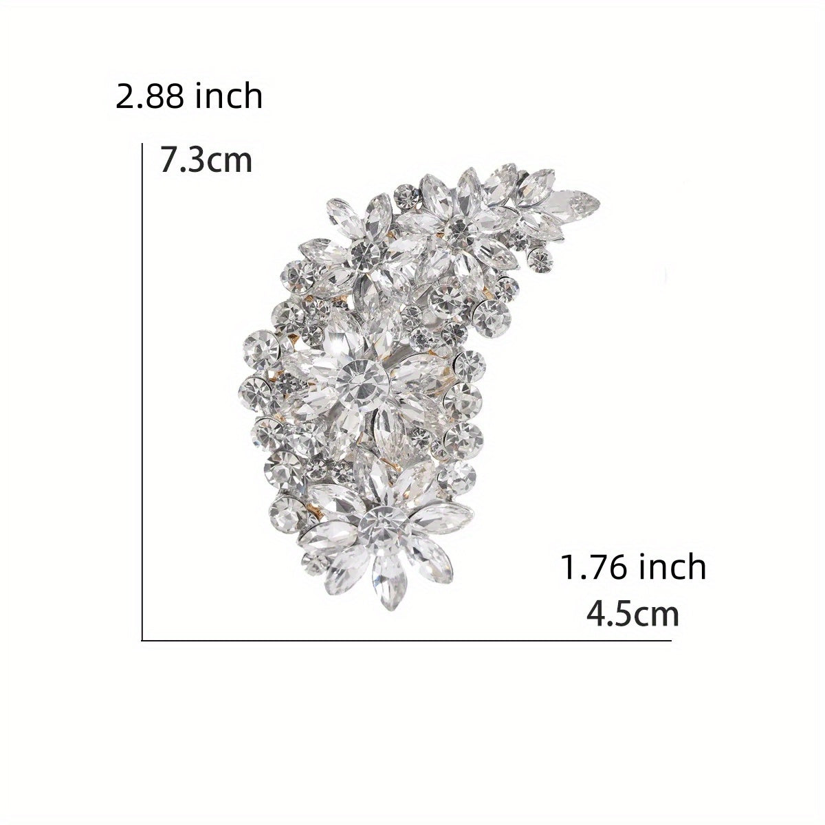 Nostalgik dizaynlardan ilhomlangan hashamatli emal suv kristalli brosh, notekis porloq naqshga ega. Ushbu ayollar moda aksessuari banket liboslari, yangilik kiyimlari va zargarlik to'plamlariga nafislik qo'shish uchun mukammal. Ajralib turing.
