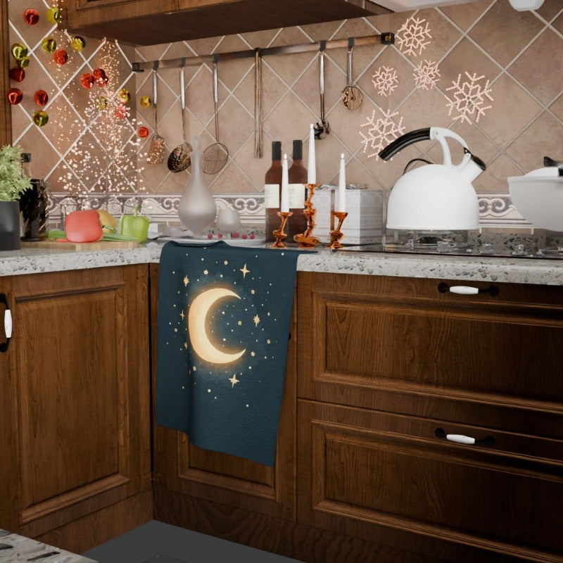 Christmas Towel 18x66cm Giftable Holiday Decor Red and White