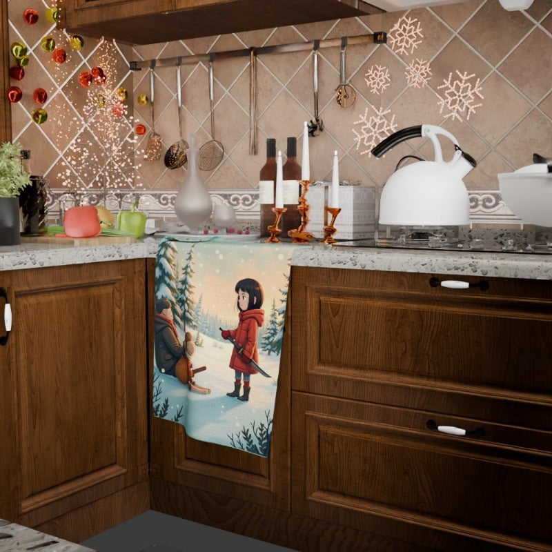 Christmas Towels 18x66cm Giftable Holiday Kitchen Decor