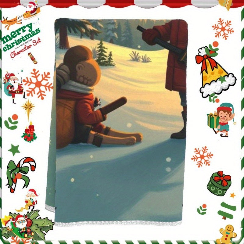 Christmas Towels 18x66cm Giftable Holiday Kitchen Decor