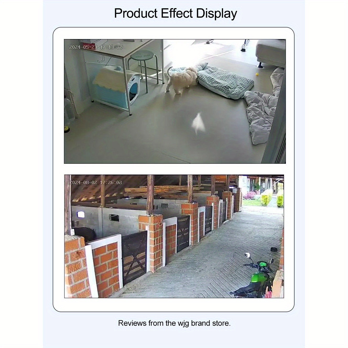 Wireless Security Camera 1080P HD with AI Human Tracking Motion Detection Night Vision Indoor Outdoor