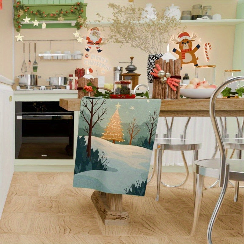Christmas Towels 18x66cm Giftable Holiday Kitchen Decor